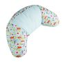 Contoured seat belt cushion - blue