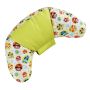 Contoured seat belt cushion - yellow