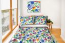 Cotton bed linen set 160x200 cm - folklore