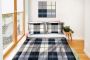 Cotton bed linen set 160x200 cm - grille