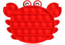 Crab-shaped anti-stress sensory toy