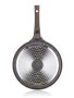 Crepes pan 26cm Granite Dark Brown