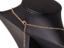 Crystal necklace - gold