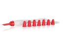 CULINARIA Decorator 8 decorating tips, red