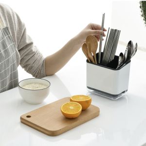 Cutlery drainer for the sink - black