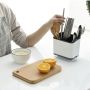 Cutlery drainer for the sink - black