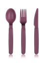 Cutlery set CULINARIA maroon
