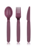 Cutlery set CULINARIA maroon