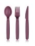 Cutlery set CULINARIA maroon