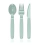 Cutlery set Fork, knife, spoon CULINARIA, mint