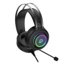 DAREU SŁUCHAWKI GAMINGOWE EH416 RGB CZARNE