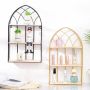 Decorative black shelf - height 48 cm