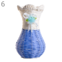 Decorative braided vase
