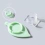 Decorative cable holder 9 pcs. - transparent butterfly