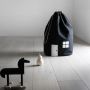 Decorative container for toys - black