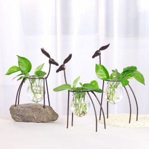 Decorative deer vase - medium