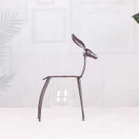 Decorative deer vase - small