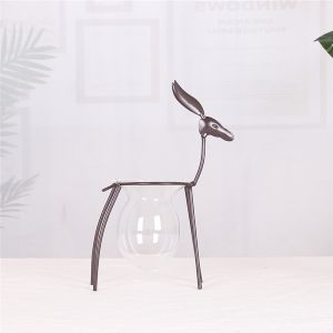 Decorative deer vase - small