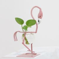Decorative flamingo vase - pattern II