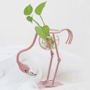 Decorative flamingo vase - pattern III