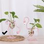 Decorative flamingo vase - pattern III