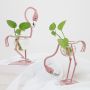 Decorative flamingo vase - pattern III