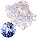 Decorative flower-shaped lamps - white