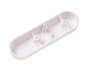 Decorative front and rear fork cover Xiaomi Mi Electric Scooter M365 - white (original)