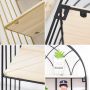 Decorative gold shelf - 45 cm high