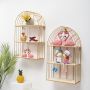 Decorative gold shelf - 45 cm high