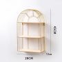 Decorative gold shelf - 45 cm high