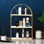 Decorative gold shelf - 45 cm high