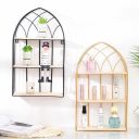 Decorative gold shelf - height 48 cm