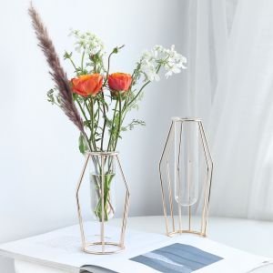 Decorative gold vase, height 17.5 cm