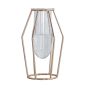 Decorative gold vase, height 17.5 cm
