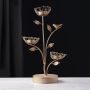 Decorative golden candlestick - three baskets