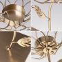 Decorative golden candlestick - three tulips