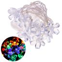 Decorative lamps in the shape of a flower - multi-colour