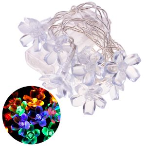 Decorative lamps in the shape of a flower - multi-colour