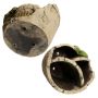 Decorative landscape flowerpot - waterfall, stone color
