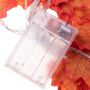 Decorative LED lamps in the shape of a maple leaf - red