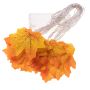 Decorative LED lamps in the shape of a maple leaf - yellow