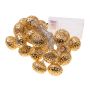 Decorative LED lights - a bright golden ball