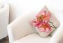 Decorative pillowcase with flowers - pattern II