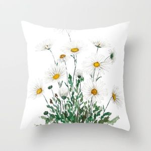 Decorative pillowcase with flowers - pattern VII