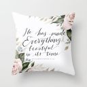 Decorative pillowcase with flowers - pattern XI