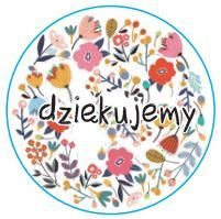 Decorative round stickers Thank you 500pcs - bulk flowers