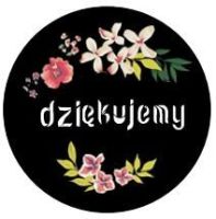 Decorative round stickers Thank you 500pcs - colorful flowers