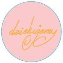 Decorative round stickers Thank you 500pcs - golden inscription