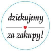 Decorative round stickers Thank you for shopping 500pcs - black string